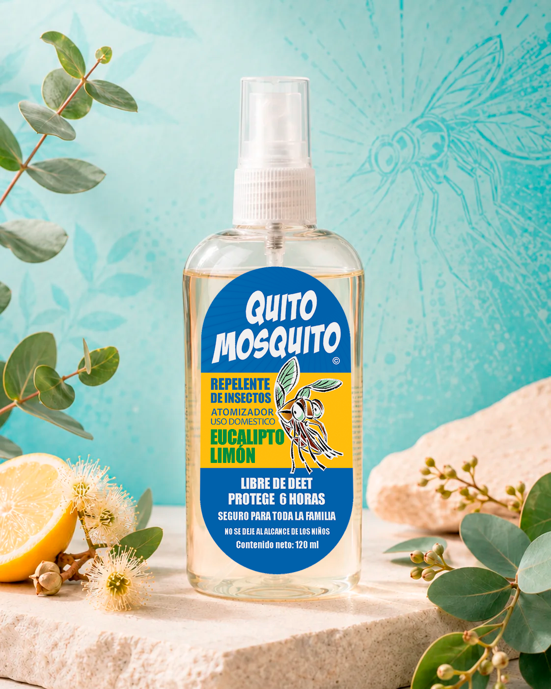 Repelente Quito Mosquito Eucalipto Limón